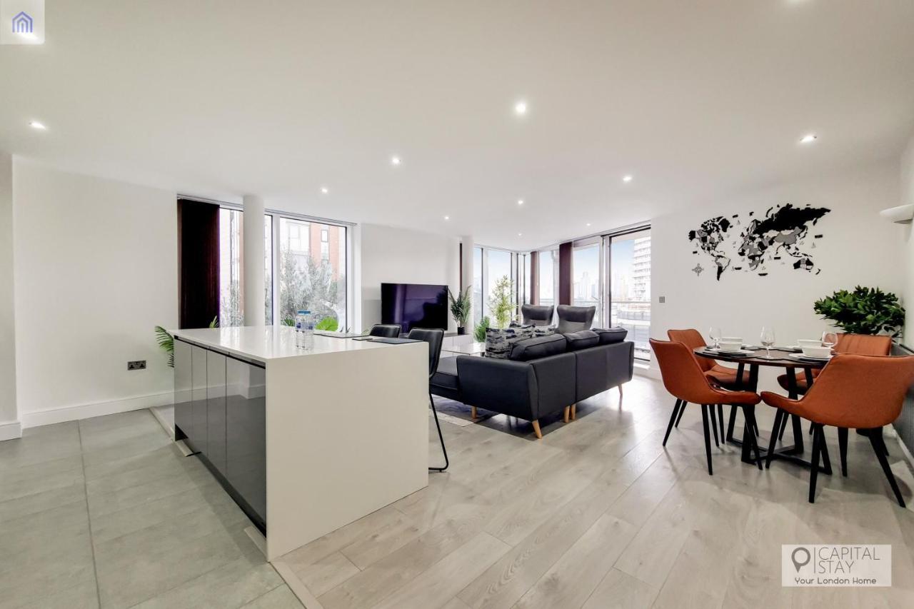 Free Parking - Stylish Three Bedroom Apartment By London Excel Exterior foto